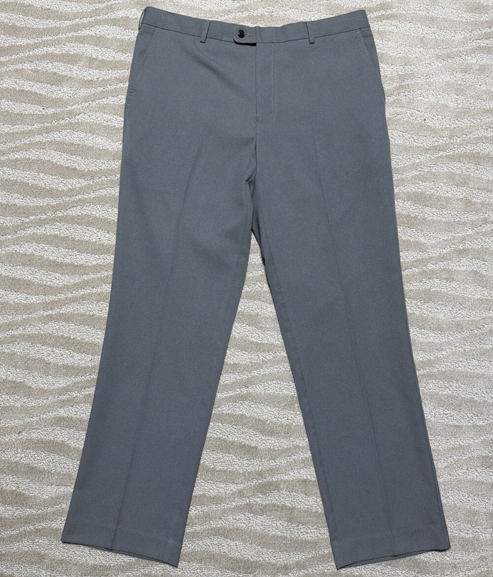 Peter Millar Crown Sport Sz. 38x32 Grey Golf Performance Pants Polyester NWOT